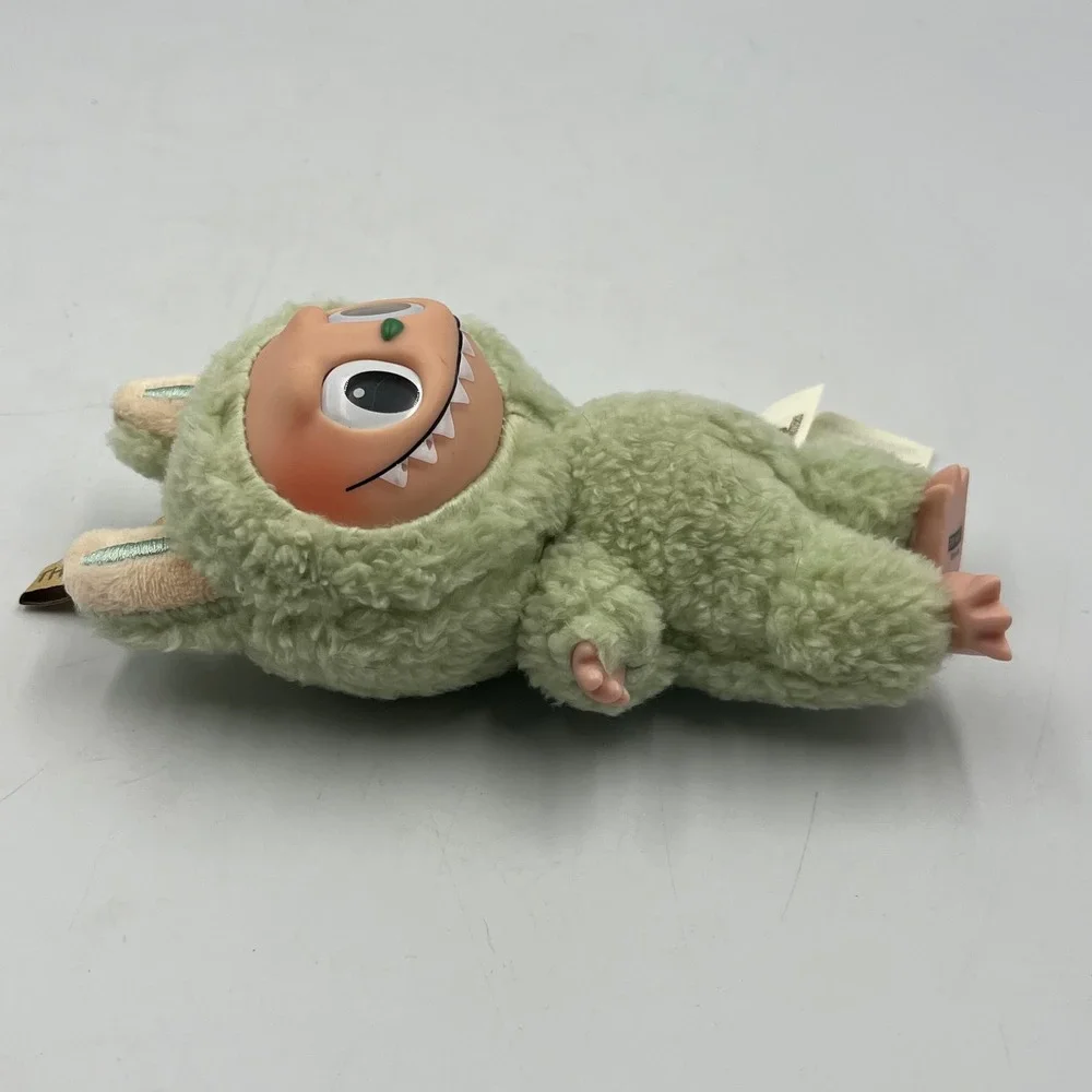 POP MART Style Green Grape The Monsters Exciting Macaron Plush Keychain 6